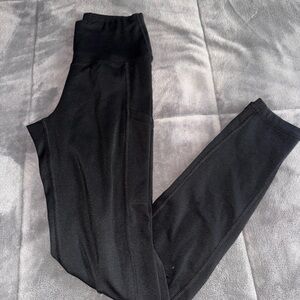 Aerie black high waisted leggings with pockets